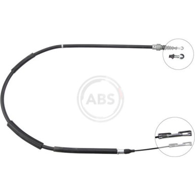 A.B.S. Handbremsseil Seilzug Festellbremse | K17027