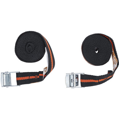 BGS Spannband-Satz mit Schnellverschluss 2,5 m x 25 mm 2-tlg BGS Do it yourself 3599