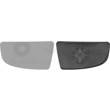 Aussenspiegelglas li. bhz. unter.Teil Ford Transit (2T) konvex OE 1855102 HAGUS
