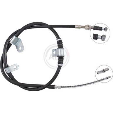 A.B.S. Handbremsseil Seilzug Festellbremse K14127 A.B.S. Handbremsseil Seilzug Festellbremse K14127