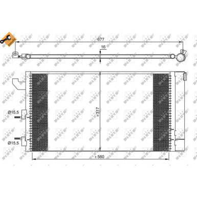 Kondensator, Klimaanlage EASY FIT 35883