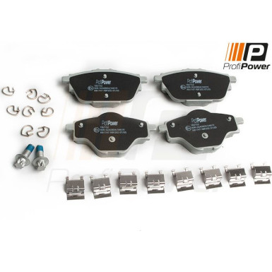 PROFIPOWER Bremsbelagsatz, Scheibenbremse 1B2152