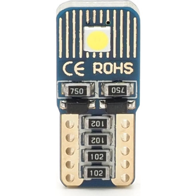 LED Glassockel W5W W2,1x9,5d 2x 2835 SMD Weiß T10 Canbus
