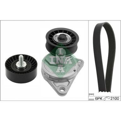 INA Keilrippenriemensatz 529 0385 10