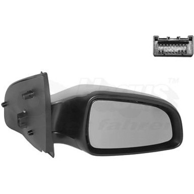 Aussenspiegel re. elek. Verstell. bhz Opel Astra H konvex, grundiert OE 6428273 HAGUS