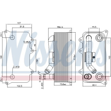 Ölkühler PKW | Audi S6/S8 - 5.2i V10 04 | 91273