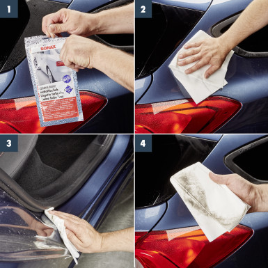 Sonax Clean&Drive Turbo Wax Tuch Clean+Drive TurboWaxTuch 40x50 Thekendisplay 04140000