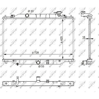 Kühler, Motorkühlung | NRF59206