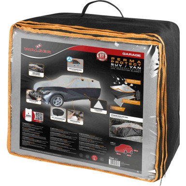 Hagelschutz SUV L 490x185x145cm | Perma Protect silber/schwarz | 30985 Hagelschutz SUV L 490x185x145cm | Perma Protect silber/schwarz | 30985