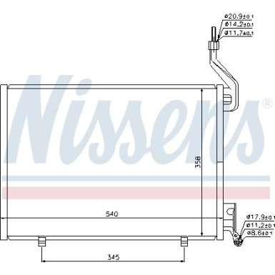 Kondensator PKW | FORD FIESTA 1.6 D 08 | 940107