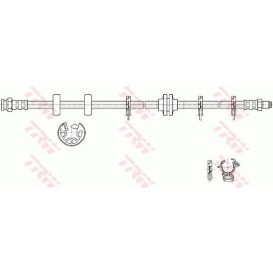 Bremsschlauch VA | ALFA 146,155,FIAT,LANCIA 92 | PHB274 Bremsschlauch VA | ALFA 146,155,FIAT,LANCIA 92 | PHB274