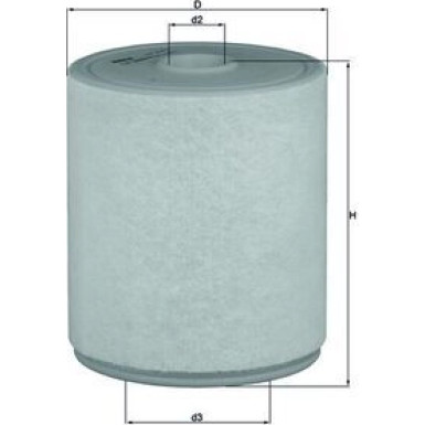 MAHLE Luftfilter | LX 2049/4