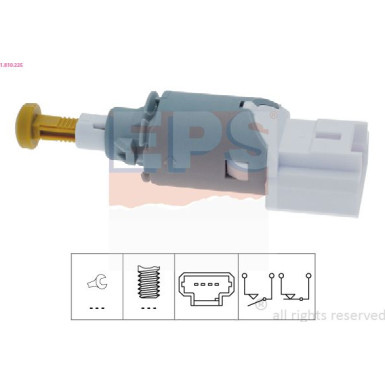 Bremslichtschalter Made in Italy - OE Equivalent 1.810.225