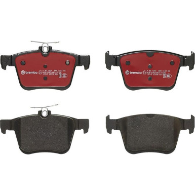 BREMBO Bremsklötze Xtra HA | AUDI A3 SEAT SKODA VW 12 | P 85 125X BREMBO Bremsklötze Xtra HA | AUDI A3 SEAT SKODA VW 12 | P 85 125X