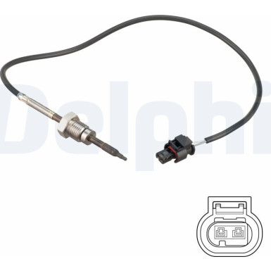 DELPHI Sensor, Abgastemperatur | TS30257