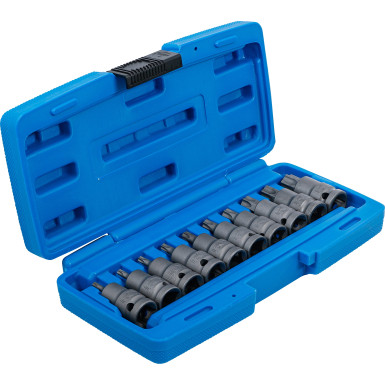 BGS Kraft-Bit-Einsatz-Satz | Antrieb Innenvierkant 12,5 mm (1/2"""") | T-Profil (für Torx) T20 - T70 | 10-tlg | 5097