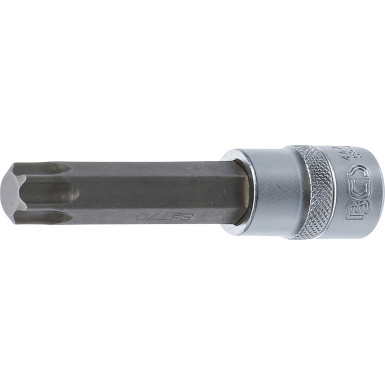 BGS Bit-Einsatz | Länge 100 mm | Antrieb Innenvierkant 12,5 mm (1/2"""") | T-Profil (für Torx) T70 | 4477