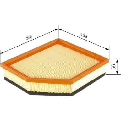 Luftfilter | VOLVO XC70,S80,XC60,V70,V60,S60,S80 | F 026 400 146