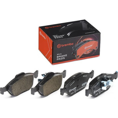 BREMBO Bremsklötze Xtra VA | FORD Fiesta, Ka MAZDA 121 96-12 | P 24 055X BREMBO Bremsklötze Xtra VA | FORD Fiesta, Ka MAZDA 121 96-12 | P 24 055X