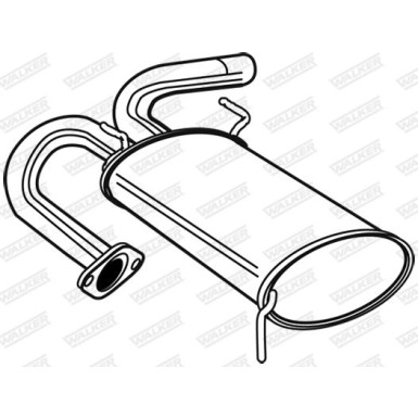WALKER Endschalldämpfer