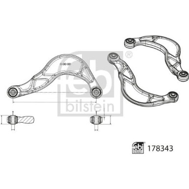 Querlenker HA li/re | FORD Galaxy,S-Max 06 | 178343