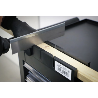 BGS Kunststoff-Gehrungslade 245 x 65 x 48 mm mit Feinsäge BGS Do it yourself 50850