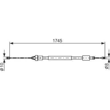 1 987 477 576 Seilzug, Feststellbremse