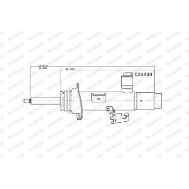 MONROE RideSense VA re | BMW 1,2,3,4 11 | C2523R MONROE RideSense VA re | BMW 1,2,3,4 11 | C2523R