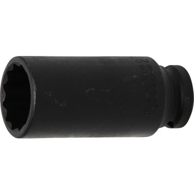 BGS Kraft-Steckschlüssel-Einsatz Zwölfkant | Antrieb Innenvierkant 12,5 mm (1/2"""") | SW 27 mm | 5336