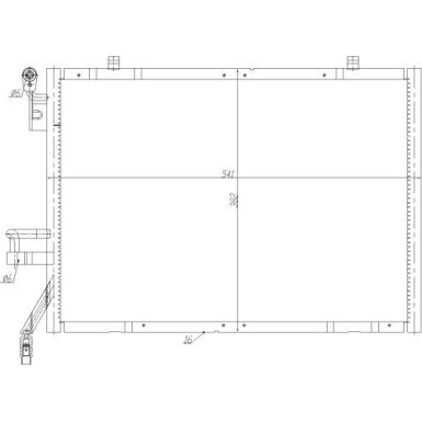 KONDENSATOR, KLIMAANLAGE | NRF350483 KONDENSATOR, KLIMAANLAGE | NRF350483