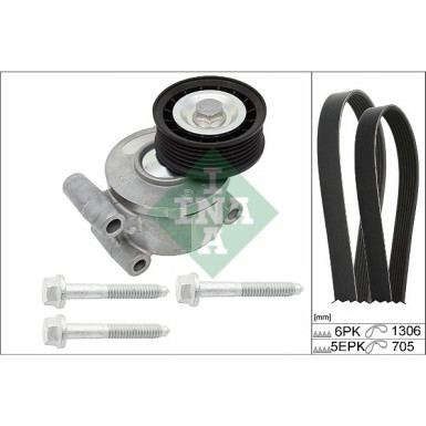 INA Keilrippenriemensatz 529 0192 10