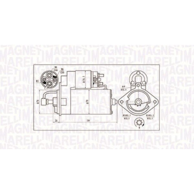 MAGNETI MARELLI Anlasser | 063720984010