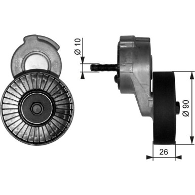 GATES Spannrolle | T38113