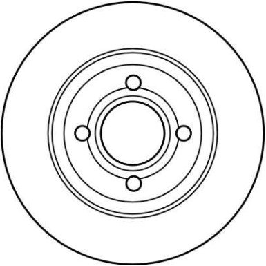Bremsscheibe Vw P. A80 1.6 | DF2597