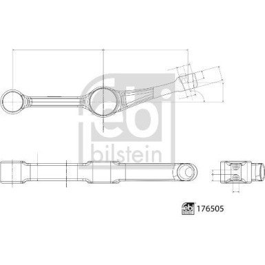176505 Lenker, Radaufhängung 176505 Lenker, Radaufhängung