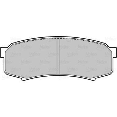 VALEO Bremsbeläge 598777