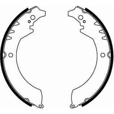 GS8251 Bremsbackensatz GS8251 Bremsbackensatz