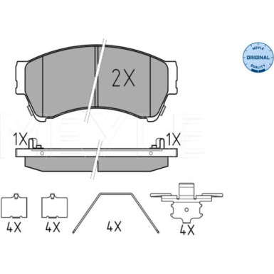 Bremsbelagsatz Mazda S. 6 07- Mit Sensor | 025 245 8217/W