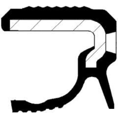 19036884B Wellendichtring, Kurbelwelle