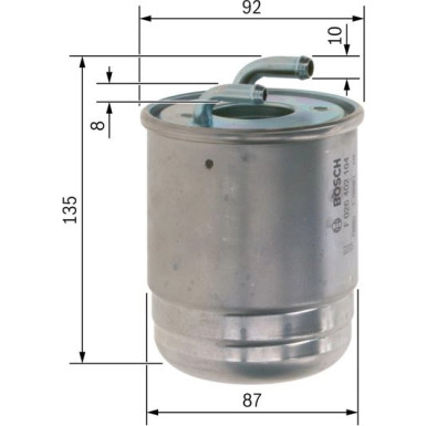 Kraftstofffilter | MERCEDES | F 026 402 104