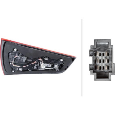 HECKLEUCHTE HELLA | AUDI A1 10-18 | 2SK 011 735-061 HECKLEUCHTE HELLA | AUDI A1 10-18 | 2SK 011 735-061