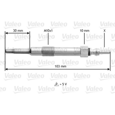 VALEO Glühkerze 345115