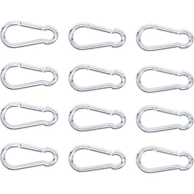 BGS Karabinerhaken-Sortiment 5 x 50 mm 12-tlg BGS Do it yourself 85790