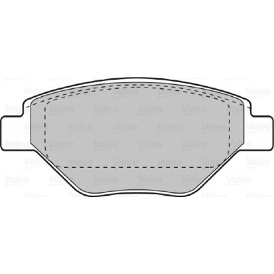 VALEO Bremsbeläge 598557