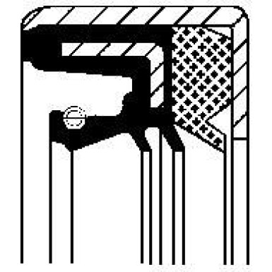 01034875B Wellendichtring, Differential