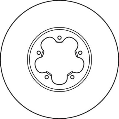 Bremsscheibe Ford P. Transit 06 TRW SINGLE DF2390S