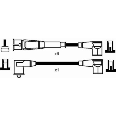 NGK | Zündleitungssatz 0743