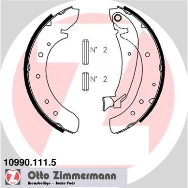 ZIMMERMANN Bremsbacken