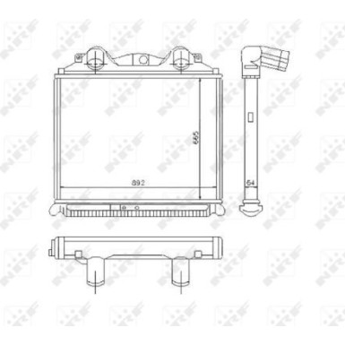 NRF Druckluftkühler 30203