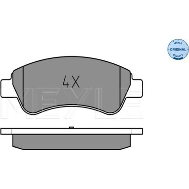 Bremsbelagsatz Citroen P. Berlingo/C2/C3/Ds3/Xsara/206/207/208/307 | 252359919